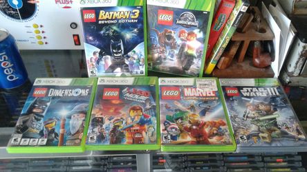 Xbox 360 Lego games $10 $18 $25