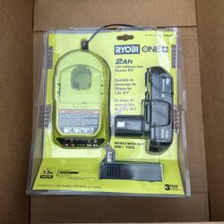 Ryobi Battery And Charger 18v. 2ah