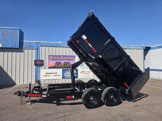 2027 MaxxD D7X 6x12x4 dump trailer 9990 GVWR - 7k axle upgrade