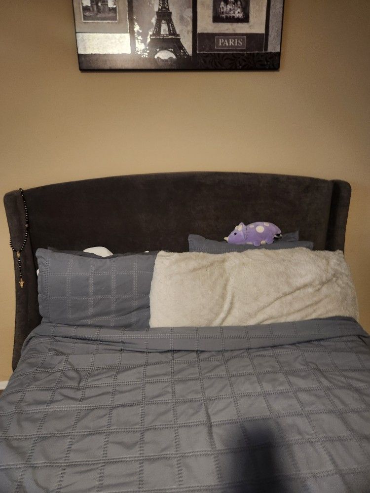 Sleep Number Bed Framer Refined Sidewing Upholstered Bed