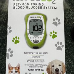 Test Buddy Dog or Cat  Blood Glucose System 