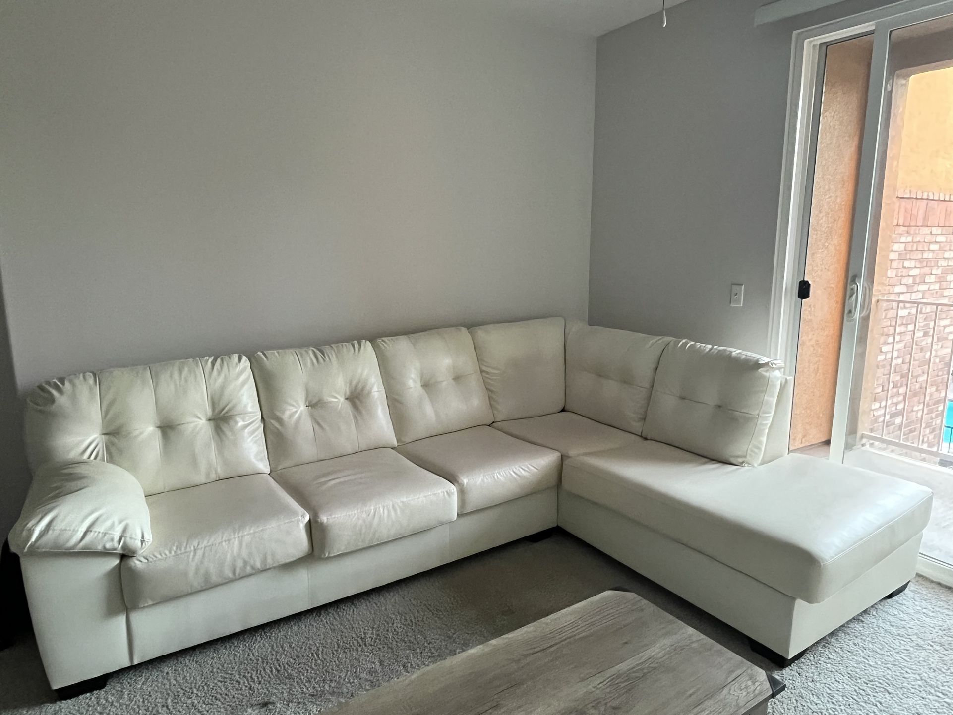 White Sectional Couch