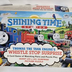 Vintage Thomas Whistle Stop Surprise Game Shining Time Station 1992 Complete