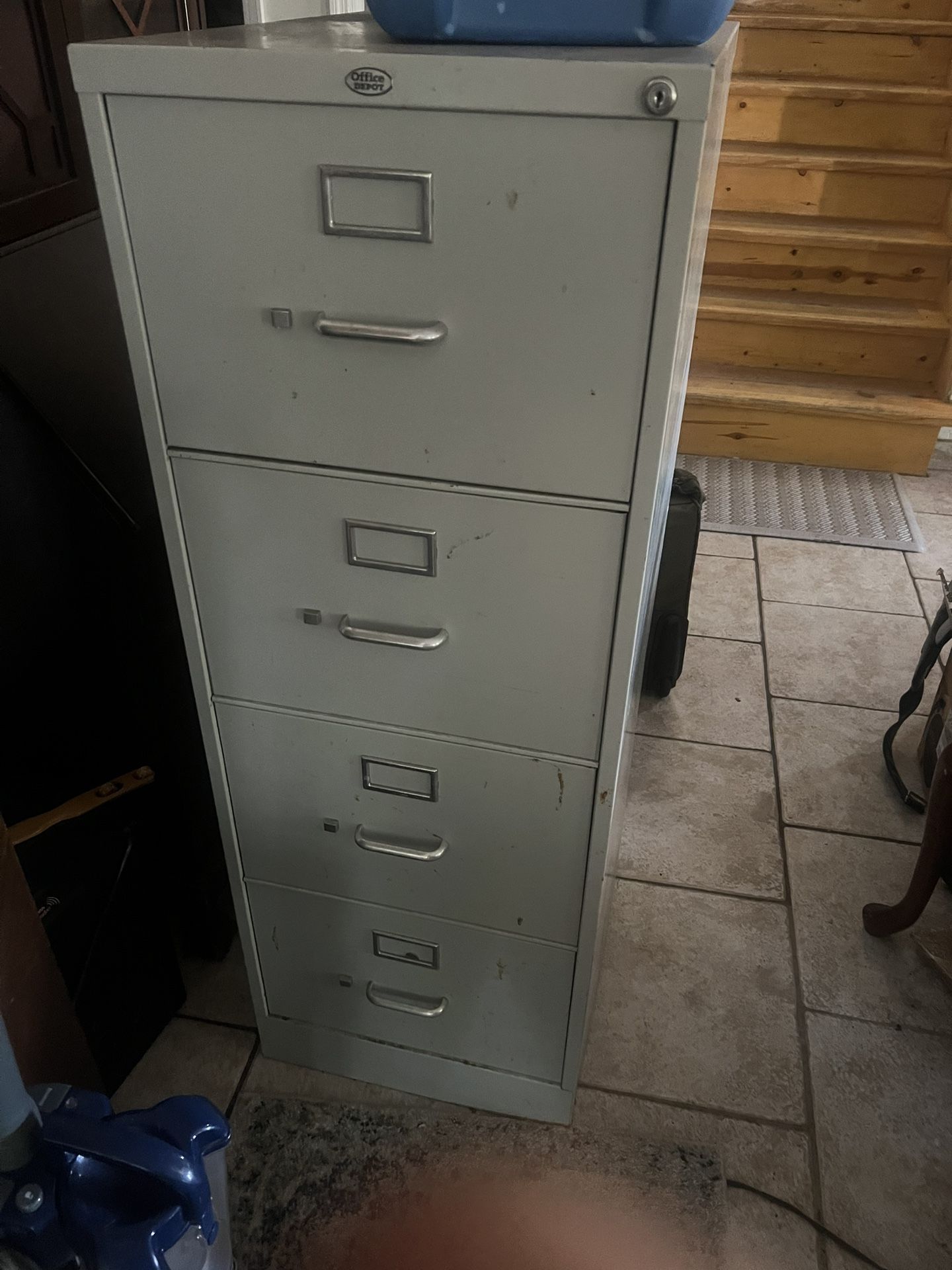 Metal File Cabinet. Tall