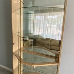 Lighted china/curio cabinet 