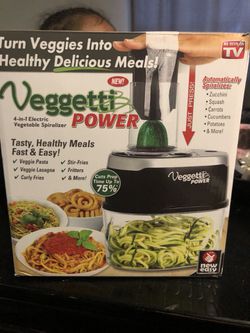 Veggetti power 4 in 1 veggies spiralizer!! Never used for Sale in Clermont,  FL - OfferUp