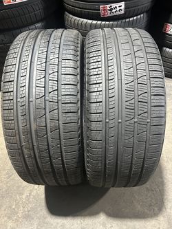 SET OF 2 USED TIRES PIRELLI SCORPION VERDE ALL SEASON…275/40/22