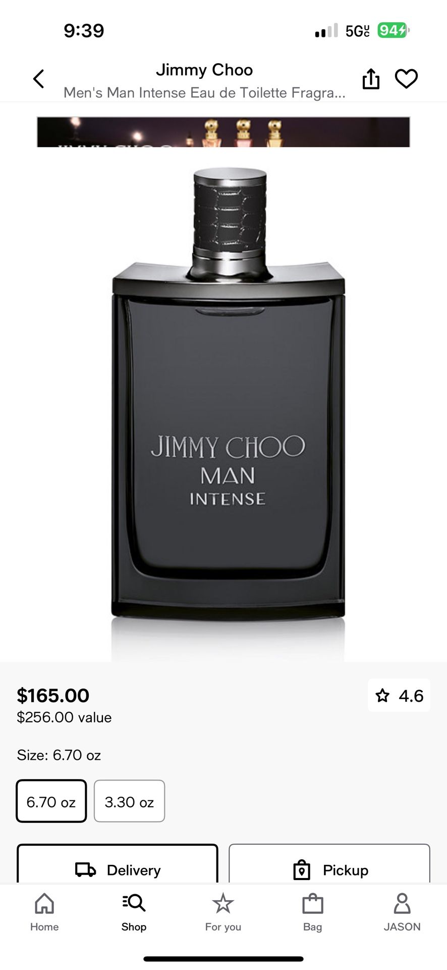 New Jimmy Choo Extreme Man 3.4 And New Jimmy Choo Man $40 Each New 3.4