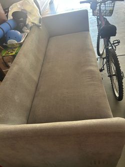 Couch with bed