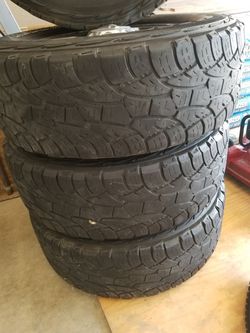 LT 275 70R18 2500HD tires