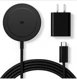 Magnetic 25W Wireless Charger, 5FT Qi2 Fast Charging Pad Compatible with MagSafe