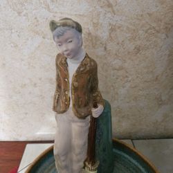 Antique Vintage RAMON ENGLISH CAPELLA Porcelain FIGURE c.1960's Spain