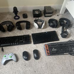 LOT of Gaming Peripherals/headsets/mice/keyboards