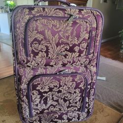 Vintage Pierre Cardin Rolling Carry On Luggage 