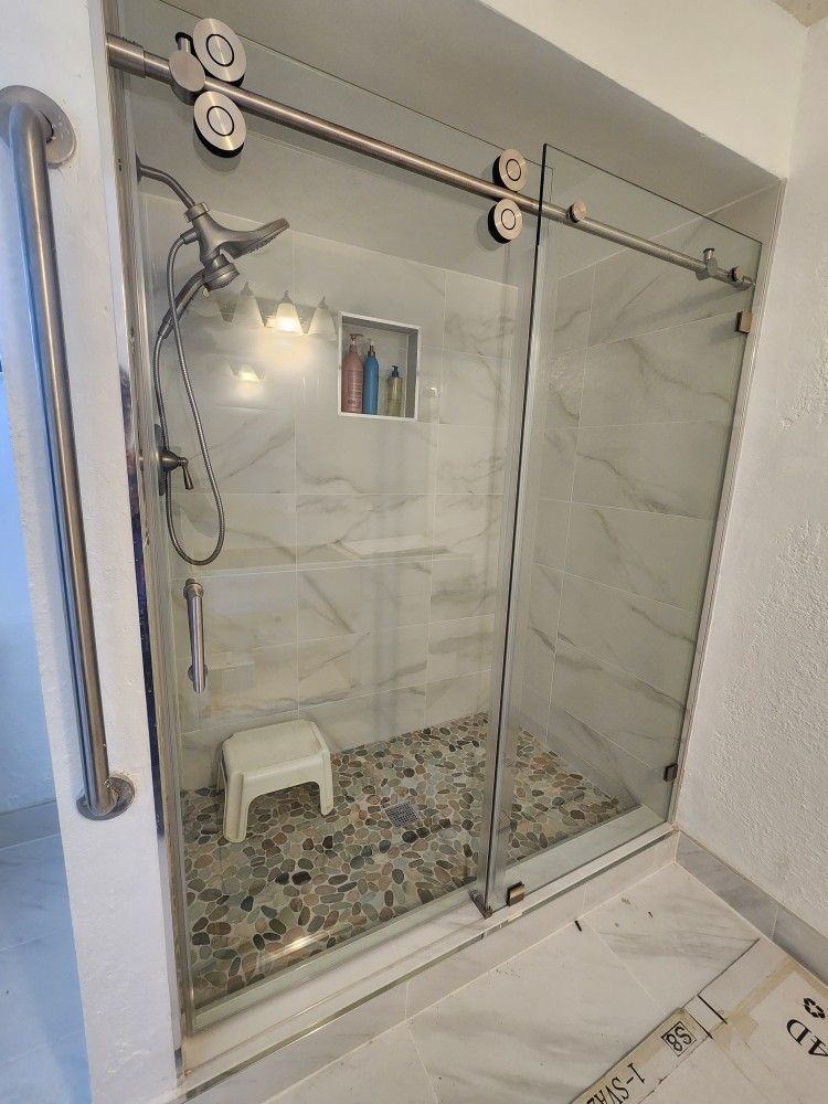 Shower Doors Frameless Material Only