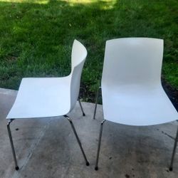Set 2 Arper Catifa chairs - $85