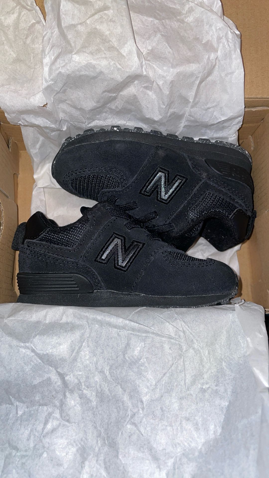 New Balance Black On Black Infant Size 5