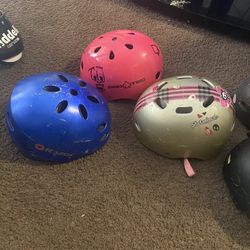 Bike or skateboard helmets