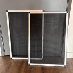 Adjustable Window Screens – Pack of 2 (New, Unused)