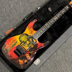 Brand New Kirk Hammett Signature Mummy Guitar!