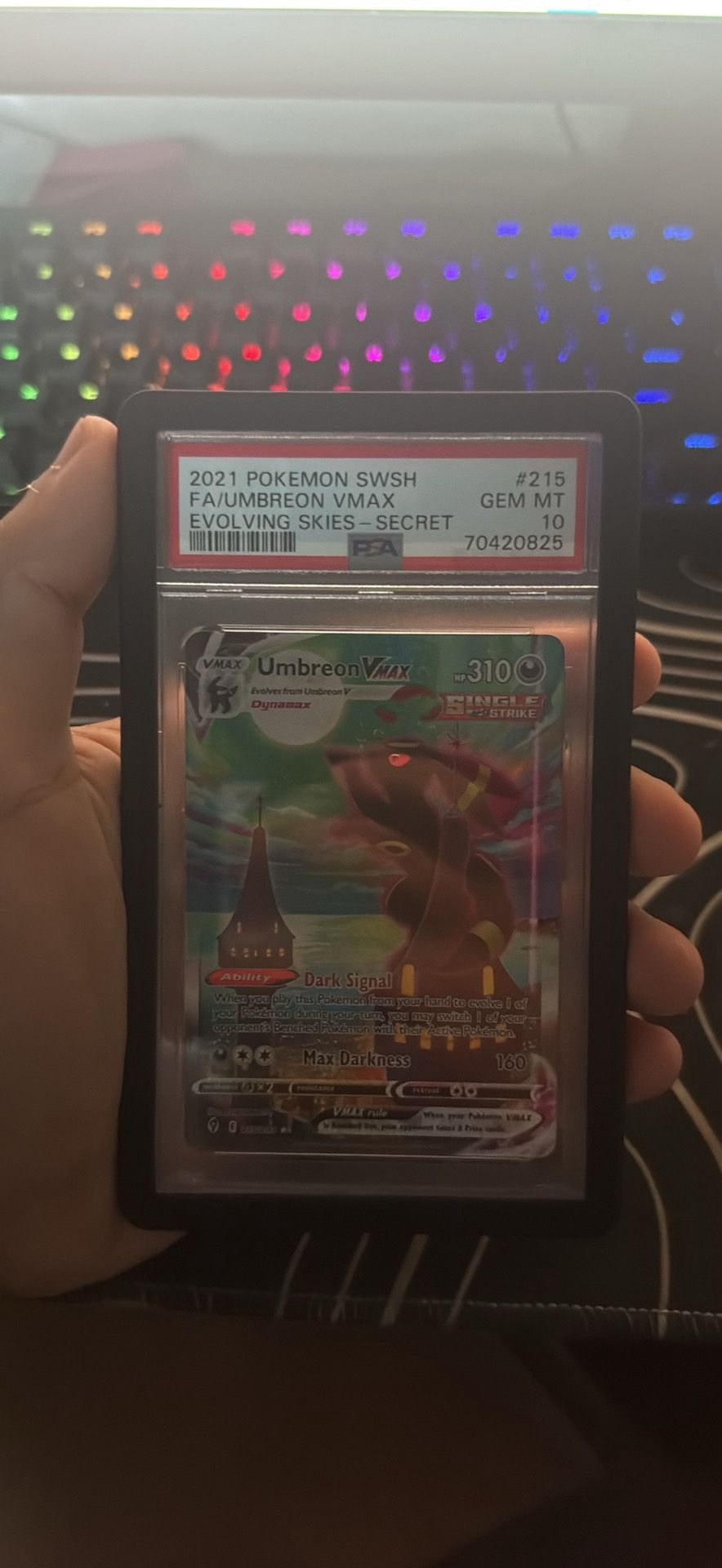 Umbreon Vmax Psa 10