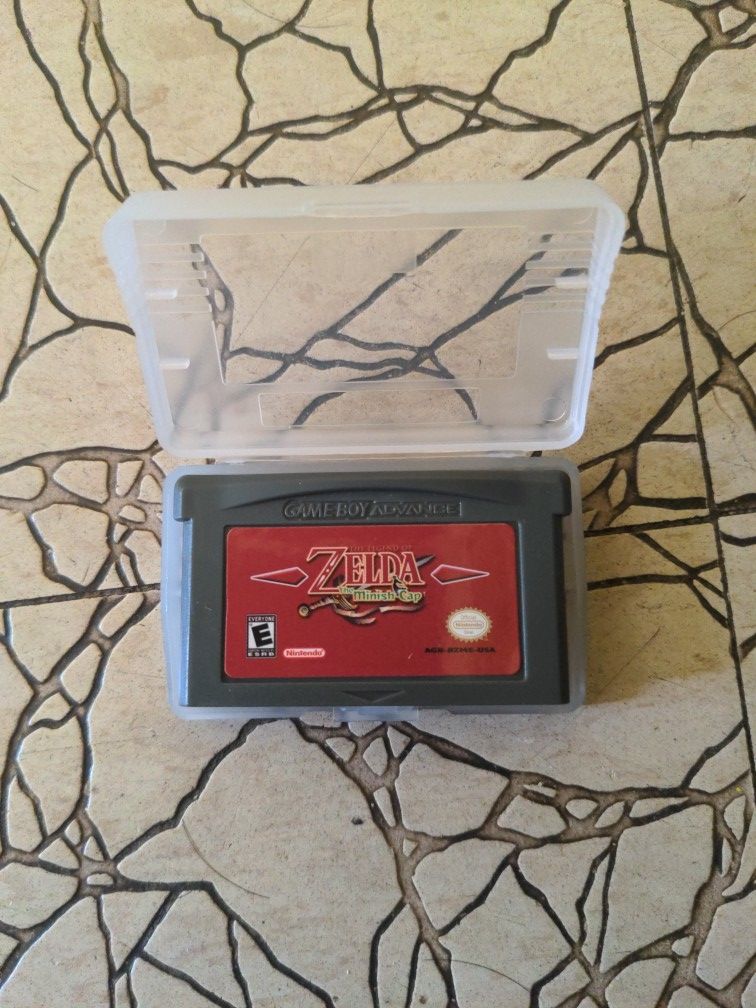 The Legend of Zelda The Minish Cap Game Boy Gameboy Advance Nintendo GBA Cartridge