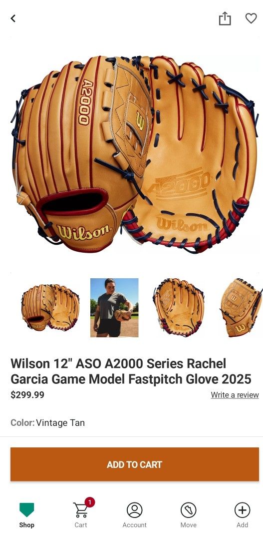 Brand New With Tags 12" A2000