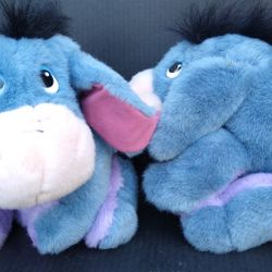 Pair Of Stuffed Eeyore, from Disney 