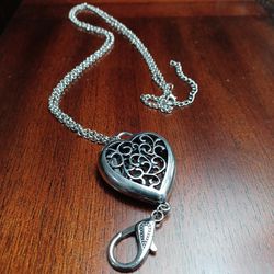 Charm Holder Heart Necklace 