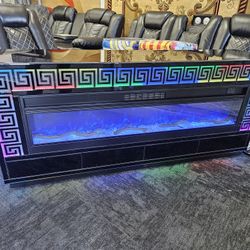 No Credit Needed Money Down Special LED Fireplace TV Entertainment System 