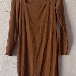 Handmade Brown Dress Side Small