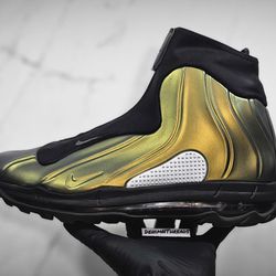 Vintage Nike ACG FoamPosite Max Sneaker Boot Gold 🔥 2012 OG Mens 11.5 Jordan Xi 3 4 Sb Dunk