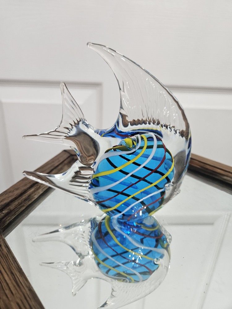 NEW MURANO GLASS FISH DECORATIVE FIGURINES
3