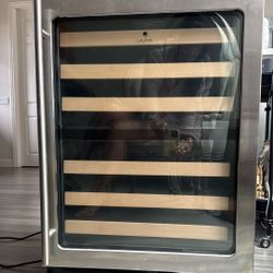 Uline Wine Refrigerator / Beverage Cooler – Stainless Steel & Glass