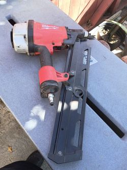 Phuematic Milwaukee nail gun