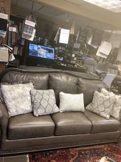 Genuine leather sofa $1299 $1 Down no credit Check financing