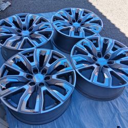 2025 NEW OEM ORIGINAL TAKEOFFS GMC SIERRA DENALI ULTIMATE 22 INCH ONLY WHEELS $ 1500 