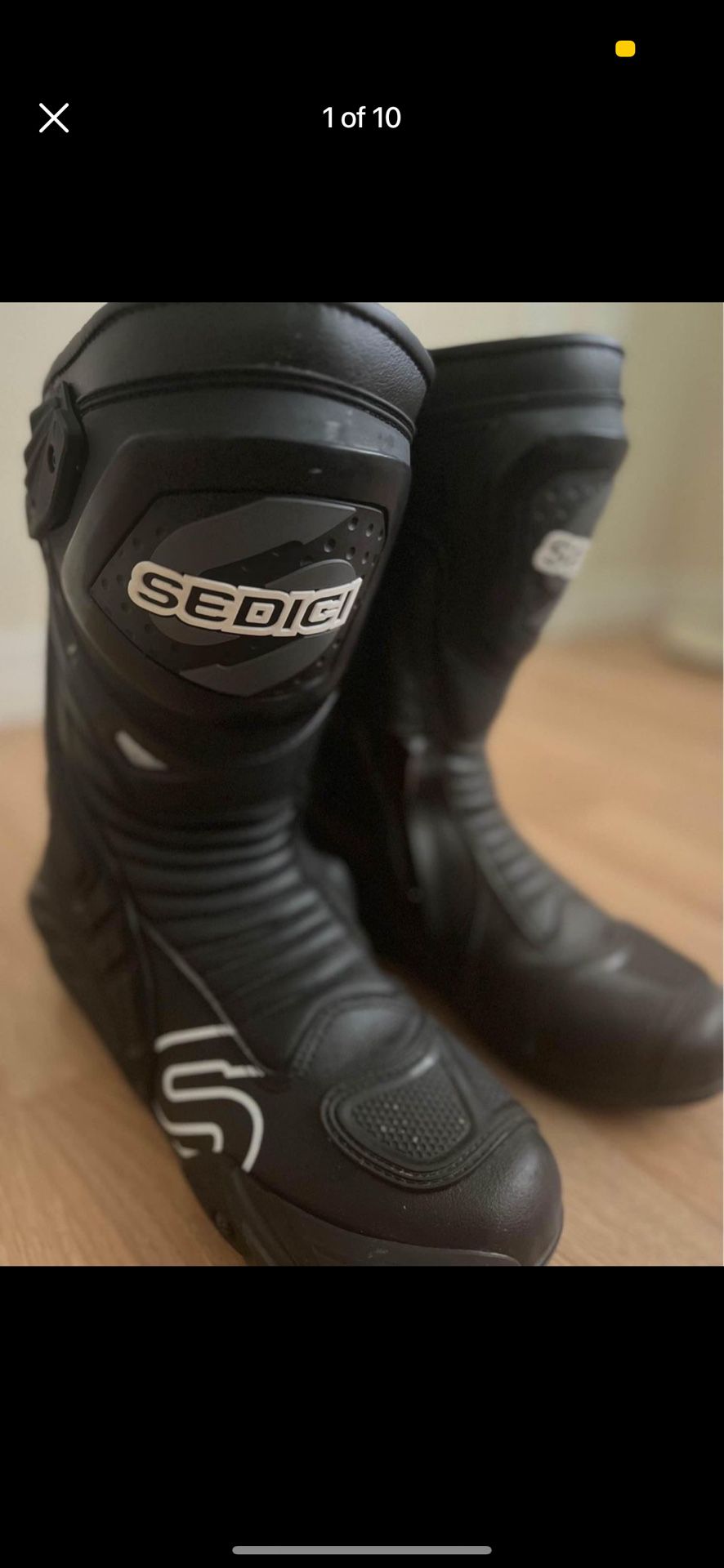 SEDICI Motorcycle Riding Boots Size 9