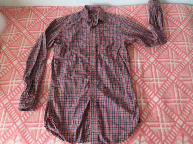 vintage M.L. LEDDY'S - Handmade Texas Western Plaid Shirt no size