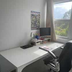 White Desk and Chair