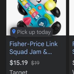 Fisher Price Panda Guitar Toy 