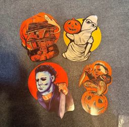 Halloween vintage paper cut outs