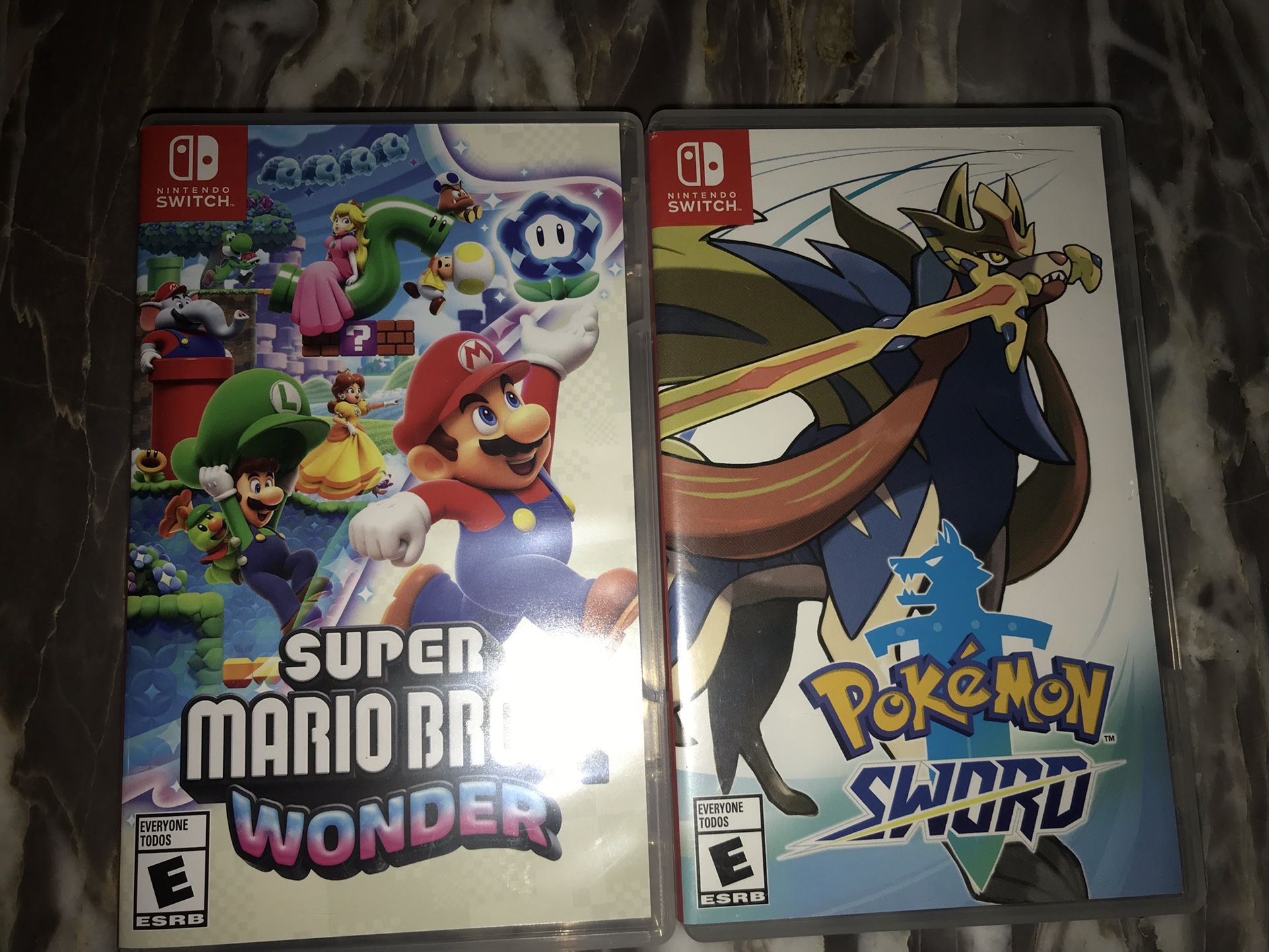 Super Mario Bros Wonder And Pokémon Sword For Nintendo Switch