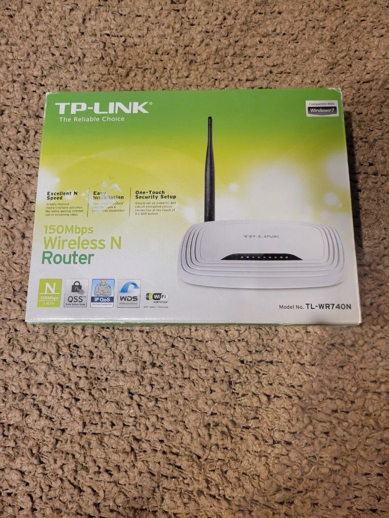 NWOT TP-LINK 150 MBPS WIRELESS N ROUTER COMPATIBLE WITH WINDOWS 7(2021)