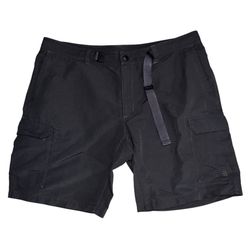The North Face Cargo Shorts Dark Gray Nylon Outdoor Hiking Men's Size 40