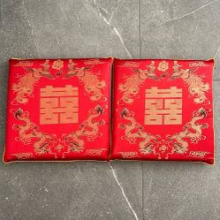 Chinese Wedding Tradition Pillow Knees For Two Tea Ceremony