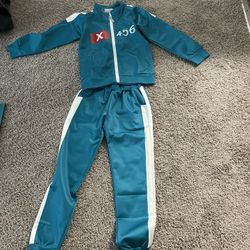 Halloween Costume Kids 7-8 Years Old Squid Games Player 456 Brand New 