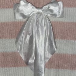 Pretty White Bow