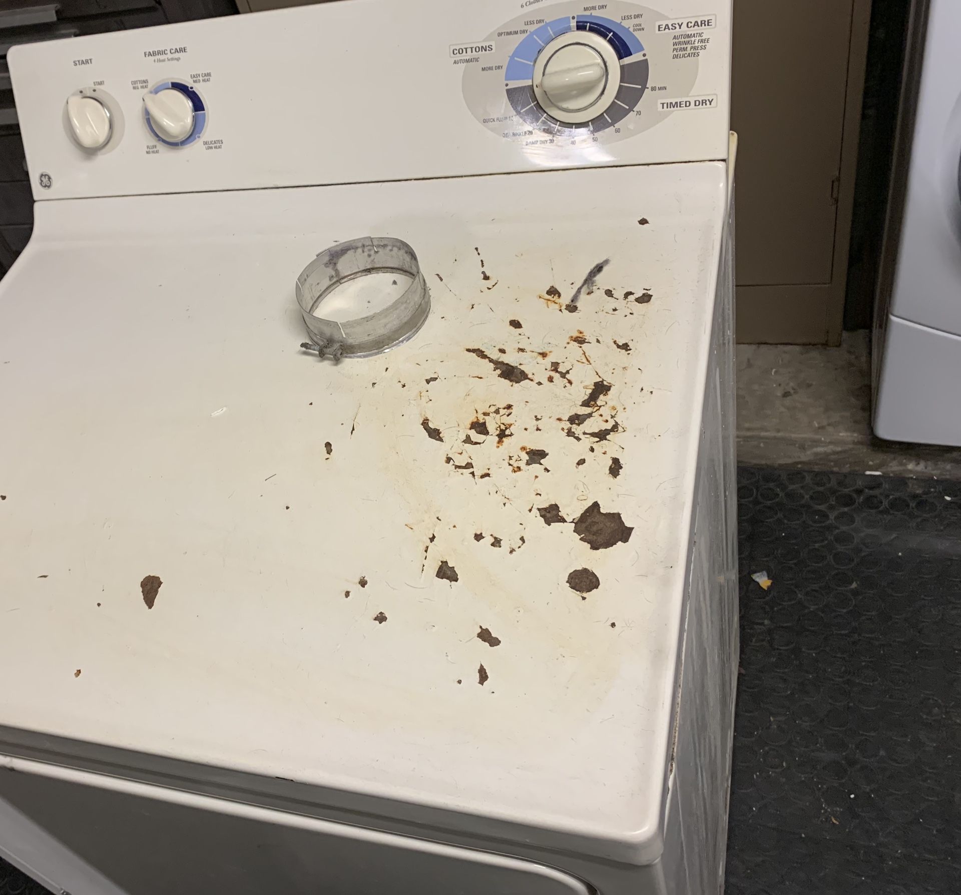 GE HydroWave Washing machine with stainless steel tub and GE electric