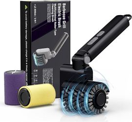 New in box Electric Grill Brush, 3-Speed Power Control Grill Brush for Outdoor Grill, Rechargeable BBQ Grill Brush, Cordless Grill Cleaning Brush with